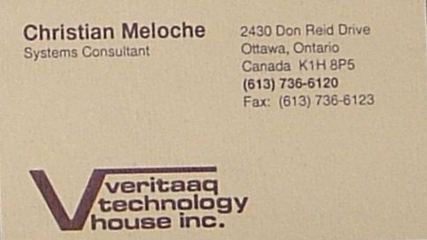 Veritaaq Business Card